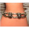 Image 7 : Navajo Sterling Silver Sand Cast Cuff Bracelet Bennet Yazzie Native Stacker