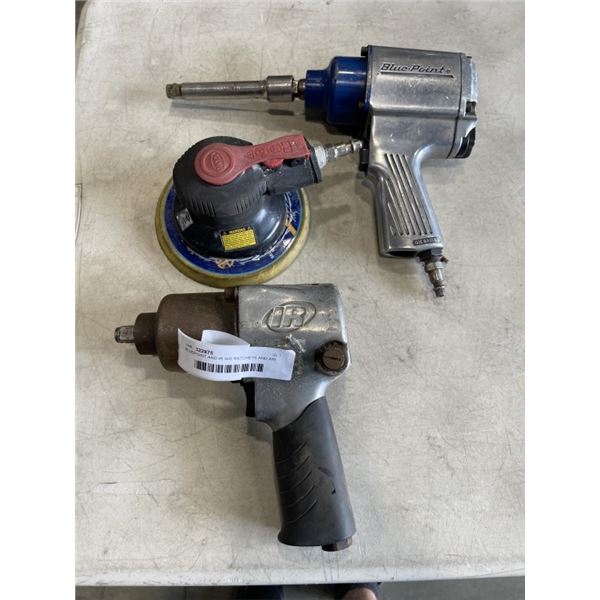 BLUEPOINT AND IR AIR RATCHETS AND AIR SANDER