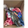 Image 4 : BOX OF ASSORTED NEW DOG ITEMS, LEASHES ETC