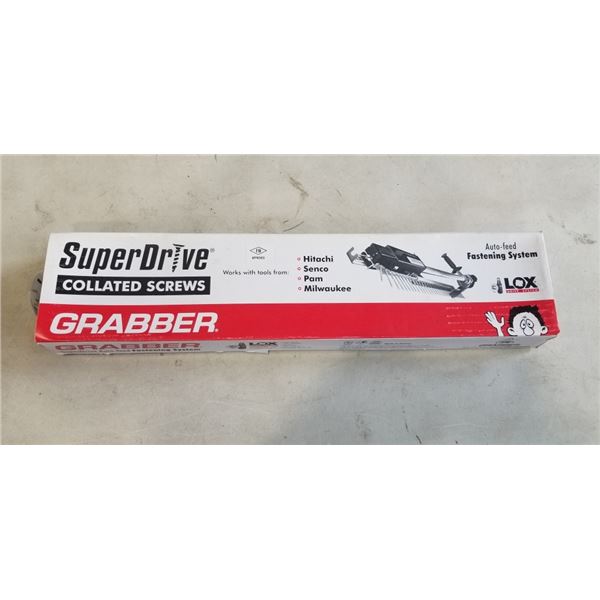 BOX OF 1000 NEW SUPERDRIVE LOX DRIVE SYSTEM SCREWS FOR HITACHI, SENCO, PAM AND MILWAUKEE
