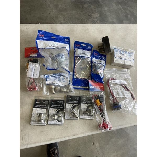 BOX OF NEW ELECTRICAL ACCESSORIES