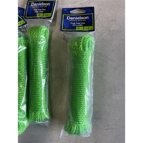 PARTIAL CASE OF NEW DANIELSON 48FT TRAP LINES