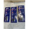 Image 2 : BOX OF NEW 3PC WESTWARD DRILL BITS - ASSORTED SIZES