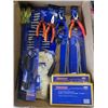 Image 1 : 2 NEW WESTWARD 5/16" LONG HOSE GRIP DOUBLE X PLIERS , WESTWARD QUICK ACTING TUBE CUTTER: 1/4" - 2-5/