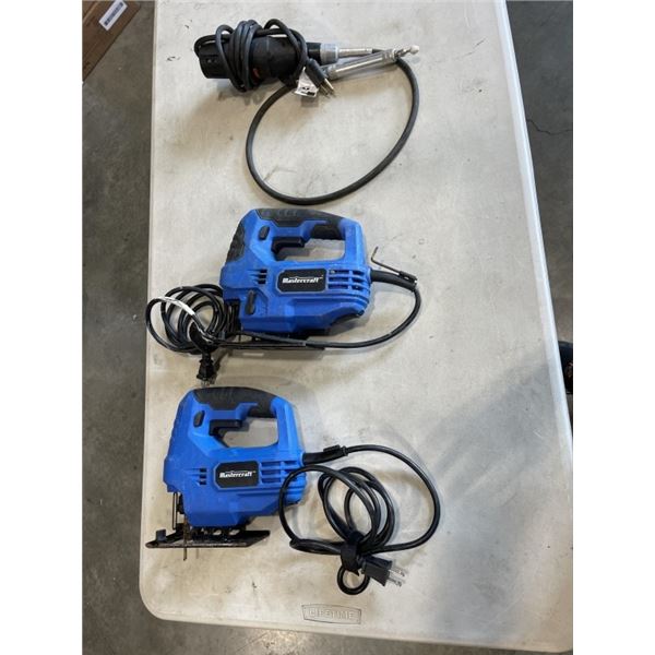 2 MASTERCRAFT JIGSAWS AND DREMEL TOOL