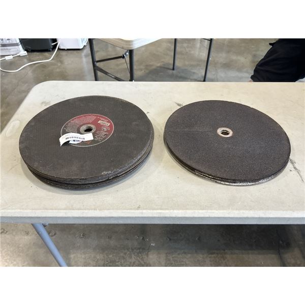 LARGE LOT OF NEW 14 INCH CUT OFF DISCS