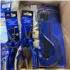 Image 3 : 3 SETS OF NEW 60PC GREASE FITTINGS SETS, THE THREE DOUBLE X HOSE PLIERS, TWO WIRE STRIPPERS, QUICK A