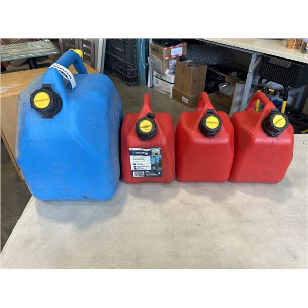 4 JERRY CANS