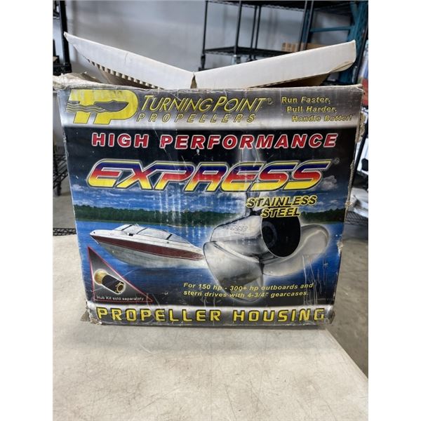 14 1/4 X 17 INCH STAINLESS 3 BLADE BOAT PROP