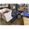 Image 1 : TOTE OF LIFE JACKETS AND WET SUITS