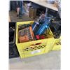 Image 3 : 3 CRATES OF ASSORTED TOOLS, BATTERY CHARGERS, ETC