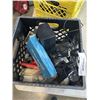Image 6 : 3 CRATES OF ASSORTED TOOLS, BATTERY CHARGERS, ETC