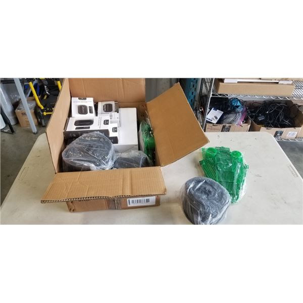 BOX OF NEW HOME AND GARDEN ITEMS