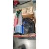 Image 3 : 2 TRAYS OF ASSORTED ELECTRONICS, CAR AMP, KEYBOARDS ETC