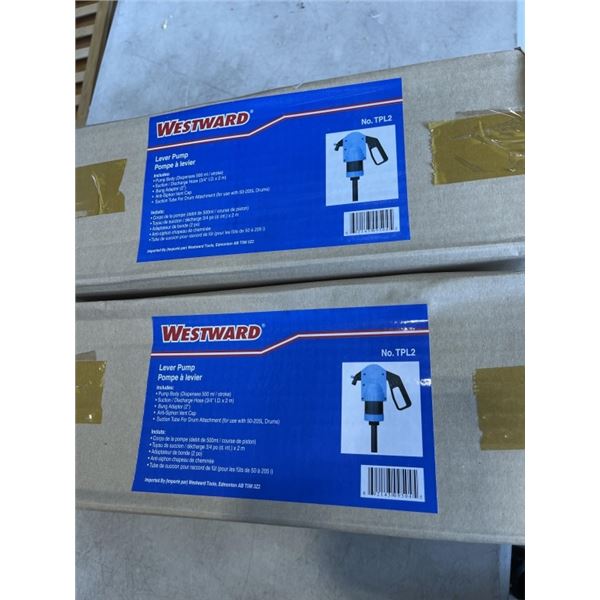 2 NEW WESTWARD LEVER PUMPS
