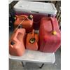Image 3 : COLEMAN COOLER AND 4 JERRY CANS