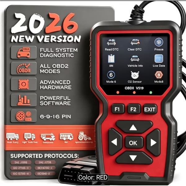 NEW 2026 LATEST UPGRADE OBD2 SCANNER