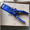 Image 4 : NEW WESTWARD HAND TOOLS 6 DOUBLE X HOSE GRIP PLIERS, 6 ORANGE ADJUSTABLE WIRE STRIPPERS, 12 BLUE ADJ