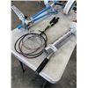 Image 3 : BADMINTON RACKETS, GOLF PUSH CART, BALL HOLDER AND RAKE