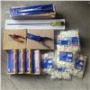 Image 1 : NEW WESTWARD HAND TOOLS 6 DOUBLE X HOSE GRIP PLIERS, 6 BLUE ADJUSTABLE WIRE STRIPPERS, 6 TORX LONG N