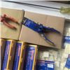 Image 5 : NEW WESTWARD HAND TOOLS 6 DOUBLE X HOSE GRIP PLIERS, 6 BLUE ADJUSTABLE WIRE STRIPPERS, 6 TORX LONG N