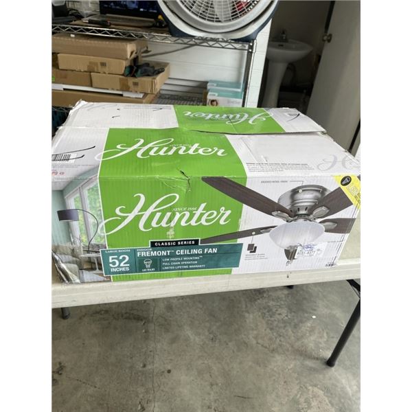 HUNTER 52 INCH FREEMONT CEILING FAN