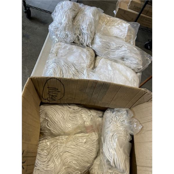 CASE OF NEW MOP HEADS - 2 DIFFERENT SIZES
