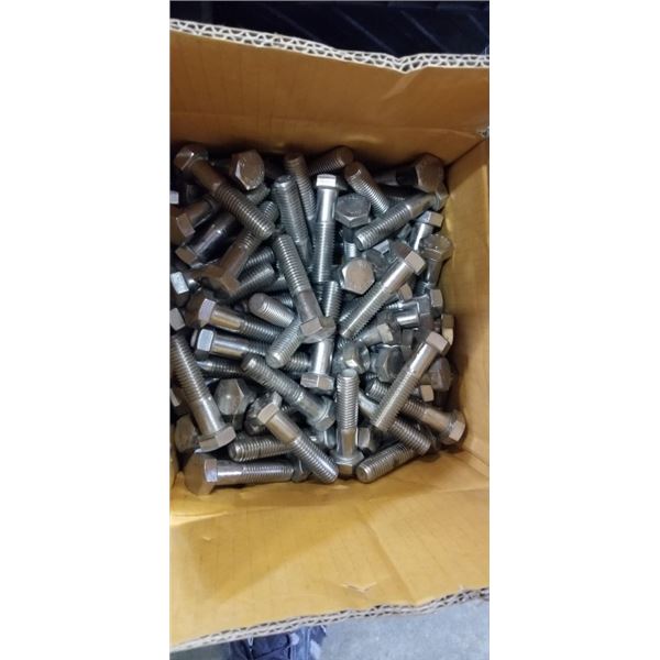 CASE OF STAINLESS HEAVY DUTY BOLTS 3 INCH