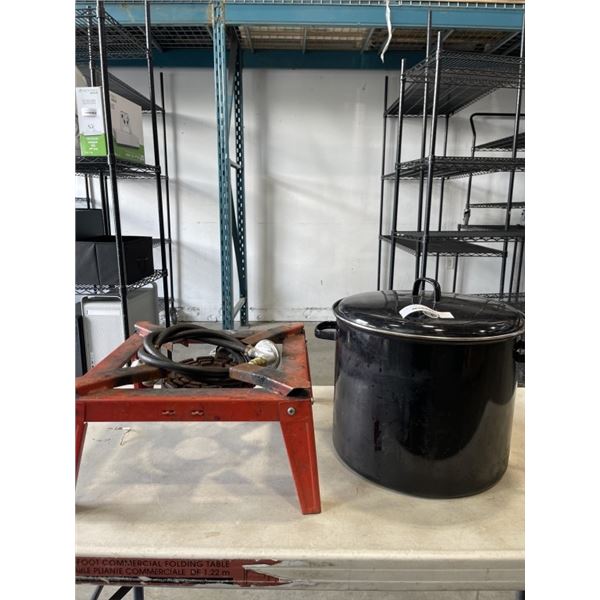 LARGE OUTDOOR COOKER AND STOCK POT