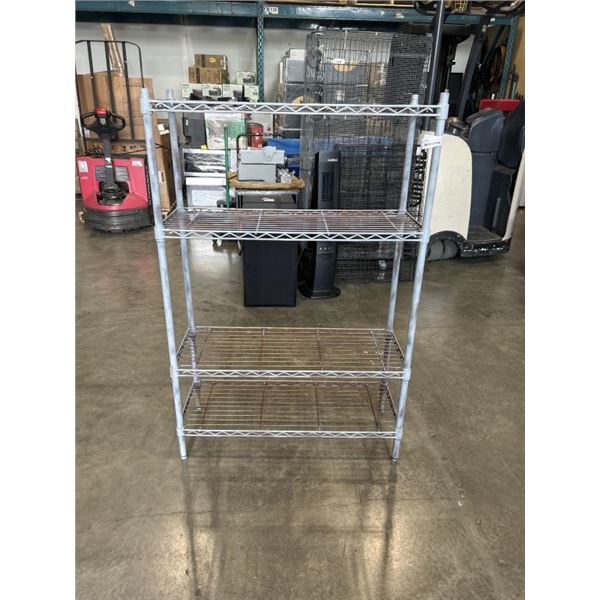 METAL WIRE SHOP RACK 55 INCH X 36 X 14