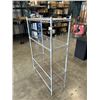 Image 2 : METAL WIRE SHOP RACK 55 INCH X 36 X 14