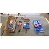 Image 1 : 3 NEW INDEXING NAIL PULLERS AND 2 - 2PC STRAP WRENCH SETS