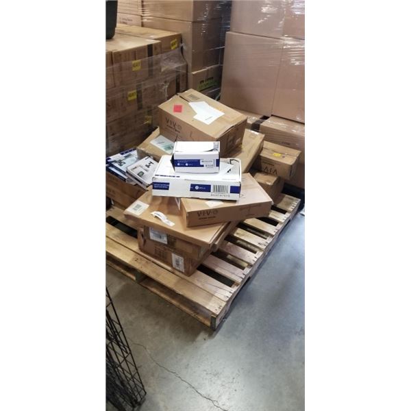 PALLET OF VIVO MOUNTS AND ACCESSORIES