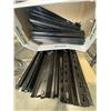Image 1 : BLACK METAL SHELVING UNITS