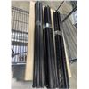 Image 2 : BLACK METAL SHELVING UNITS