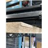 Image 3 : BLACK METAL SHELVING UNITS