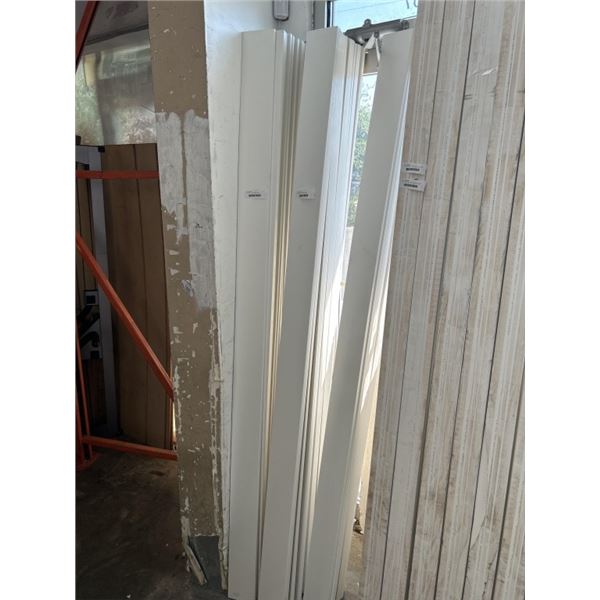 20 NEW 7FT X 7 INCH PREMIUM PRE PAINTED WHITE MDF BASEBOARD TRIM