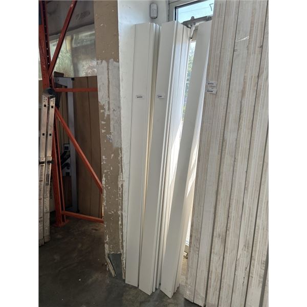 20 NEW 7FT X 7 INCH PREMIUM PRE PAINTED WHITE MDF BASEBOARD TRIM