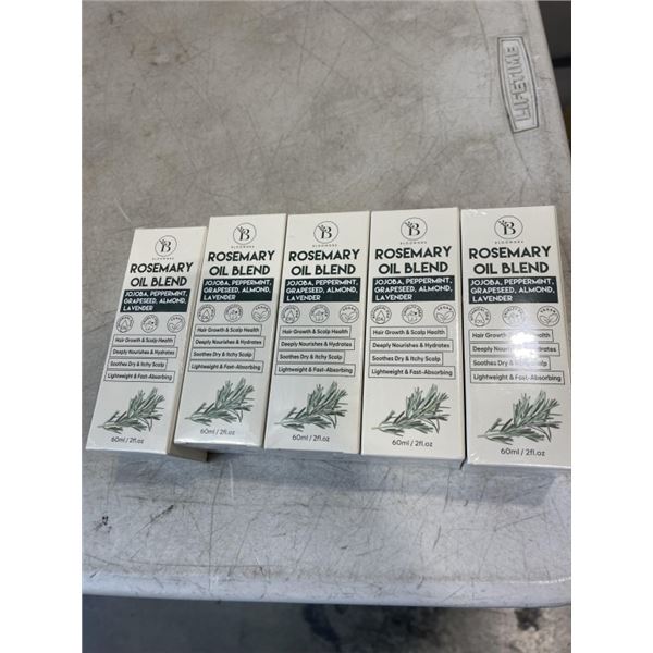 5 BLOOMORA ROSEMARY OIL BLEND (60 ML PER) EXP 12/12/2028