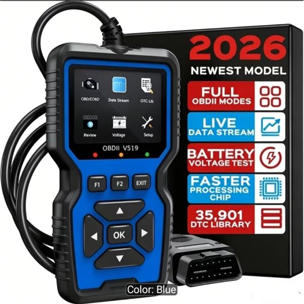 NEW 2026 LATEST UPGRADE OBD2 SCANNER