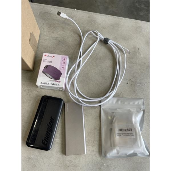 NEW EARBUDS HEADBAND, SMART WATCH WITH POWER BANK BACKUP BATTERY POWER