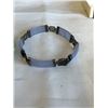 Image 2 : JADE BRACELET, RING AND 925 BRACELET W/ SEMI PRECIOUS STONES