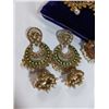 Image 2 : 3 PAIRS OF VINTAGE INDIAN EARRINGS