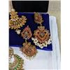 Image 4 : 3 PAIRS OF VINTAGE INDIAN EARRINGS