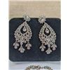 Image 4 : VINTAGE RHINESTONES NECKLACE AND PAIR OF EARRINGS