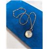Image 1 : 925 STERLING SILVER MOTHER OF PEARL CHARM BRACELET OR ANKLET