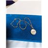 Image 2 : 925 STERLING SILVER MOTHER OF PEARL CHARM BRACELET OR ANKLET