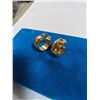 Image 3 : 18K GOLD PLATED MONET CLIP ON HOOP EARRINGS