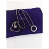 Image 1 : 925 STERLING SILVER PENDANT AND CHAIN NECKLACE