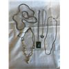 Image 1 : ASSORTED SILVER TONE NECKLACES